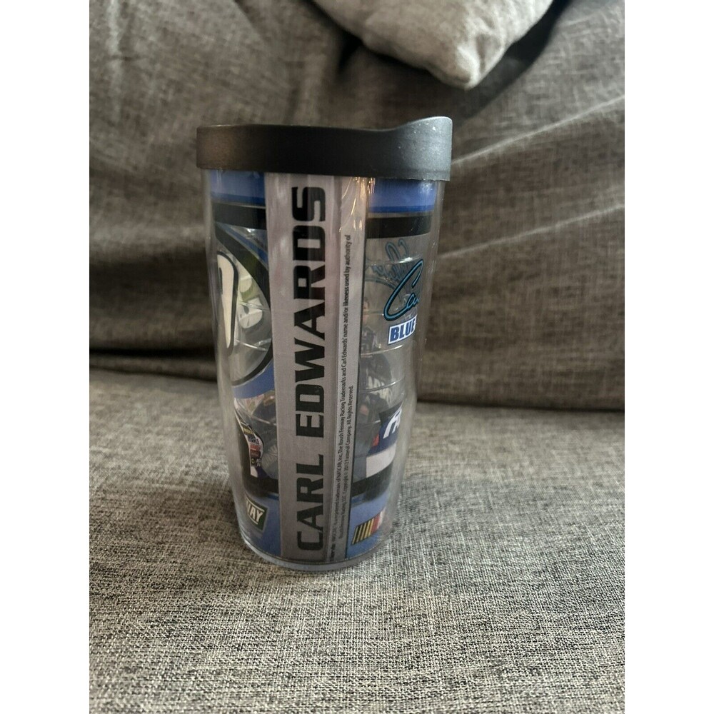 Tervis Tumbler With Lid #99 Nascar Carl Edwards 16 Oz - Picture 4 of 7